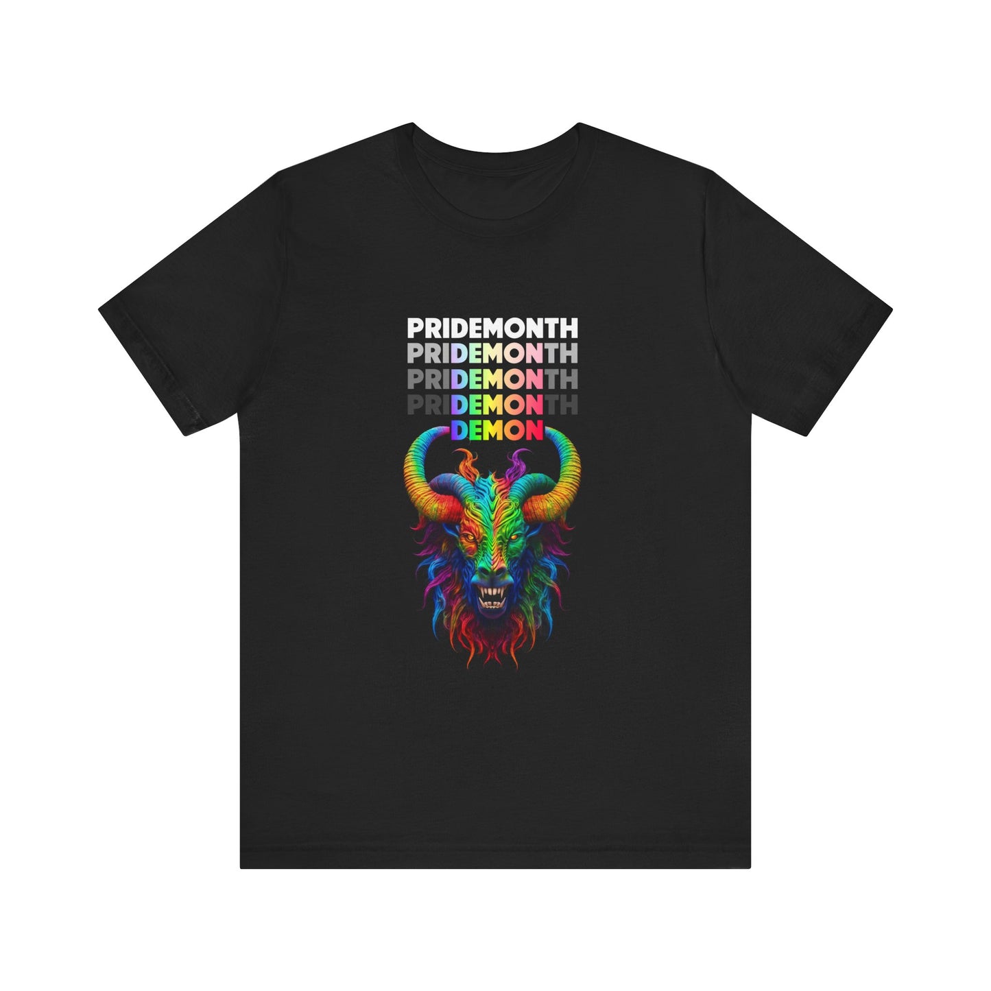 PrideMonth Demon - Unisex Jersey Short Sleeve Tee